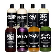 러쉬 샴푸 컨디셔너 헤어케어 500g x 2개 세트 골라담기 Lush Shampoo Conditioner, 와사비 샨 쿠이 샴푸 500g, 캔디레인 컨디셔너 500g