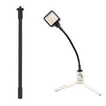다용도 플렉시블 암 1/4 조명 카메라 마이크 자유변형 스탠드 장착 AC290, 플렉시블 암(AC290) + 1m스탠드 + 홀더