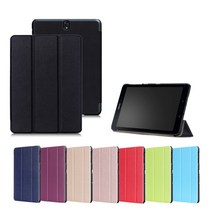갤럭시탭A6 10.1 SM-T580 T585 스마트케이스+9H강화유리 SET, 네이비+강화유리