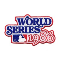 뉴욕 메츠 대 보스턴 레드삭스 MLB 1986 월드 시리즈 로고 저지 슬리브 패치