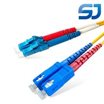 광점퍼코드 SC LC SM 싱글 모드 광 패치코드 50M, 1개