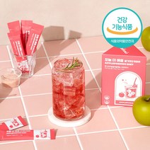 칼로비스 오늘 더 애플 딸기맛&키위맛 1box (14일분) 애플페논 풋사과 다이어트 발포스틱
