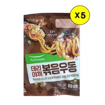 (상온)[풀무원]데리야끼볶음우동193gx5, 1세트