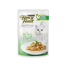 퓨리나 팬시피스트 인스퍼레이션 고양이 파우치, 치킨 + 파스타 + 시금치, 70g, 9개