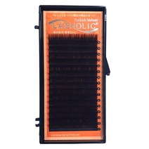 래쉬홀릭 다크브라운 C컬 속눈썹연장재료벨벳, 1통, 0.20-9mm