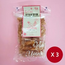먹보 리얼 안심 수제 닭가슴살말이롤180g X 3개