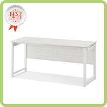 ECO NEO2 세미나 테이블(철제타공가림판)(사무실 학원 데스크) 테이블, W1400 X D450 X H730:화이트