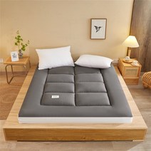 6cm토퍼 매트 사계절 극세사 양면 토퍼, DarkGray