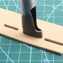 가죽공예 타원형 홀펀치 5MM 7MM 13MM 공방 DIY 구멍뚫기 벨트 가방