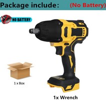 dcf887p2a 임팩드릴 600N.m 전기 임팩트 렌치 하이 토크 브러시리스 무선 드라이버 3 기어 1/2 "마키, 02 Yellow