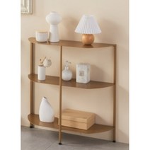 럭셔리 거실 사이드 디자인 철제 3단 콘솔700(3컬러) 고급 심플 가구 주방, 블랙