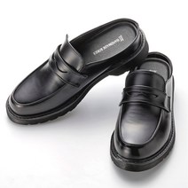 남자 블로퍼 뮬 페니로퍼 구두스타일 슬리퍼구두 블랙 국내생산 선제작 수제화