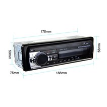 1 Din Autoradio 자동차 라디오 FM Aux-in 스테레오 수신기 USB In-dash 중앙 멀티미디어 플레이어