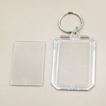 아크릴 액자 열쇠고리 팔각형
