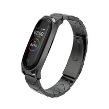 미밴드 5 호환 스트랩 Mi 밴드 7 Xiao mi 6 금속 NFC 4 3 글로벌 팔찌, [01] for mi band 7, [20] V Style GT Black