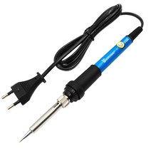 논가스 용접기 휴대용 레이저 알곤 아크 co2 60w 조절 가능한 온도 납땜 인두 내부, 110v 미국 플러그, 파란색 납땜 인두