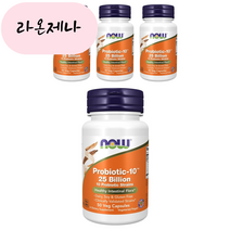 홈쇼핑 나우푸드 프로바이오틱-10 유산균 250억 50캡슐 4통 락토바실러스 플란타럼 람노서스 애시도필러스, 4개, 50개