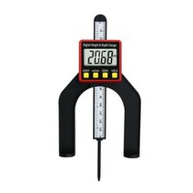 하이트 게이지 다이얼 높이 측정기 디지털 깊이 대형 스크린 목공 테이블 버니어 캘리퍼스 데이터 홀드 포함, B