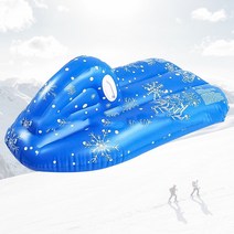 눈 풍선 썰매 스키 듀티 스케이트 링 튜브 야외 장비 뗏목 무거운 성인 보트 스노우 모빌 Tubski 도구 Pvc, [01] Sky-blue