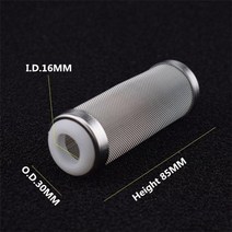 입수구 스테인레스 필터 수족관 물고기 탱크 사전 입구 흡입 커버 가드 스트레이너 스틸, 2