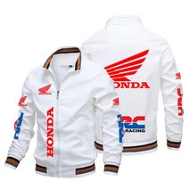 2022 Spring Autumn New Honda Wing HRC Print Men Jacket Casual Women Windbreake Motorcycle Clothing R, [06] 3XL, [05] 6DF77M20222111U