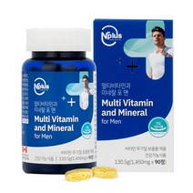 [AK PLAZA] [엔플러스] 멀티비타민 앤 미네랄포맨 1 450mg x 90정