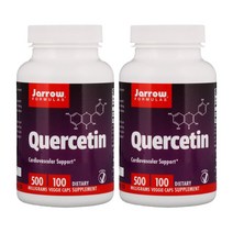 자로우 퀘르세틴 Quercetin 500mg 베지캡슐 100정 퀘세틴 케르세틴 셀룰로스 마그네슘스테아레이트 하이드록시프로필메틸셀룰로스 함유 2개