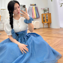 [민주화한복] 은하수 허리치마 7color