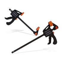 KENDO 퀵그립 DIY 고정 바이스 핸디 클램프 4인치 6인치 8인치 12인치 24인치, 4.퀵그립 12인치 40214
