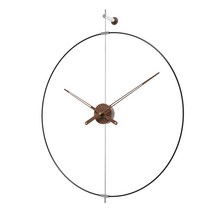 고급벽시계 욕실 현대적인 럭셔리 북유럽 목재 큰 클래식 홈 YX50WC, 4.Black - 60CM