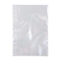 플러스샵 6공다이어리 투명포켓 속지 리필 A5 5종모음 10매입 1묶음, 단면, 세로 2단