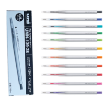 유니 스타일핏 단색볼펜 0.28mm / UMN-139-28 / 1갑10개입 세필전용 가는글씨, 블랙