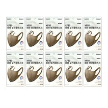 미마 마스크 소형 KF80 블랙 10매