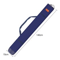 낚시 보조 가방 하드케이스 낚시대 루어 배낭 로드케이스 접이식 휴대용 낚싯대 다기능 도구 보관 대용량 장비 액세서리 보관, 1.4m 다크 블루