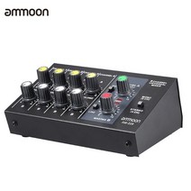디지털믹서 오디오믹서 디제잉장비 오디오 인터페이스 ammoon AM-228 Ultra-compact Low Noise 8 s Metal M, 한개옵션0