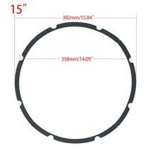 1pcs 라우드 스피커 스피커 개스킷 서브 우퍼 우퍼 가스켓 링 수리 부품, 15 인치 4 개의 섹션과 8 개의 구멍
