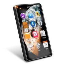 MP4 블루투스mp3 Mp4 플레이어 X20 HD 풀 터치 스크린 6GB 블루투스 5.0 내장 스피커 080P 비디오 FM 기록, 0 Black