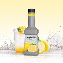 롱비치 퓨레 베이스 900ml 10종 패션후르츠 복숭아스무디 코코넛 딸기 망고 퓨레, 레몬