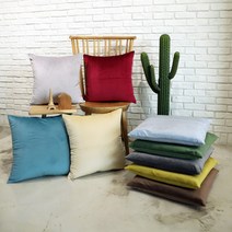 쥬앤크홈 벨벳쿠션(방석) (10colors), 딥시블루(커버만)