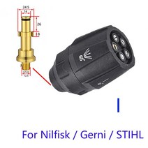 무선 휴대용 고압세척기 고압 노즐 자동차 와셔 건 빠른 제트 팁 Karcher Parksdie Nilfisk Bosch 어댑터 액세서리, [09] green