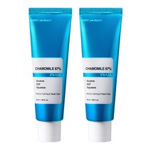 화사 블루 캐모마일 67% 카밍 리페어 크림 50ml 피부 자극 개선 221% 시술 후 손상 자극 민감성 피부 진정 장벽 개선 아줄렌 재생크림, 2개