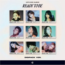 개봉앨범 포토카드 없음 / TWICE) - 미니12집 READY TO BE (Digipack Ver.) 미나 버전