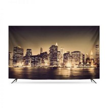 TV 대형 벽걸이 티비 커버 가림막 가리개 덮개 6종 32-86인치 모니터 커버 도시 풍경, 50인치