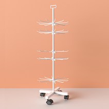 BBEDA 이동식 스탠드 조립 행거 모자 가박 악세사리 다용도 수납