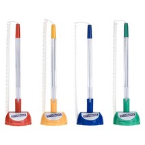 문화 스톱펜 고정볼펜 테이블 접착식 0.7mm 낱개