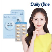 데일리원 더 촉촉 히알루론산 이너뷰티 영양제 2통, 없음