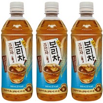 주전자차 보리 500ml 15개 페트병 태양의 원차 정유미 광고 보리차