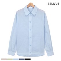 빌리버스 남자 셔츠 BLK020 남성 체크 카라 스트링 남방