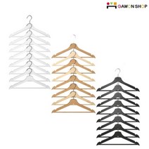 이케아 BUMERANG 원목 옷걸이 8P세트/행거, 화이트, 상세페이지 참조2