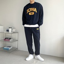 [SET] 남녀공용 맨투맨 + 조거팬츠 세트 오버핏 트레이닝 세트
